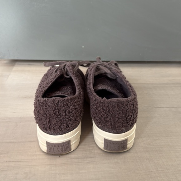 Converse Platform Low Cozy Sherpa Sneakers - Picture 4 of 8